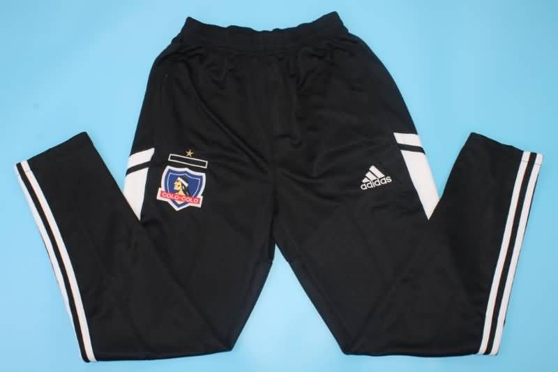 AAA(Thailand) Colo Colo 2022 Black Soccer Tracksuit 02