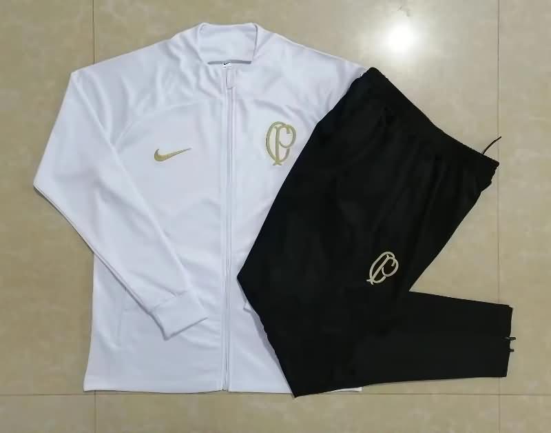 AAA(Thailand) Corinthians 2023 White Soccer Tracksuit