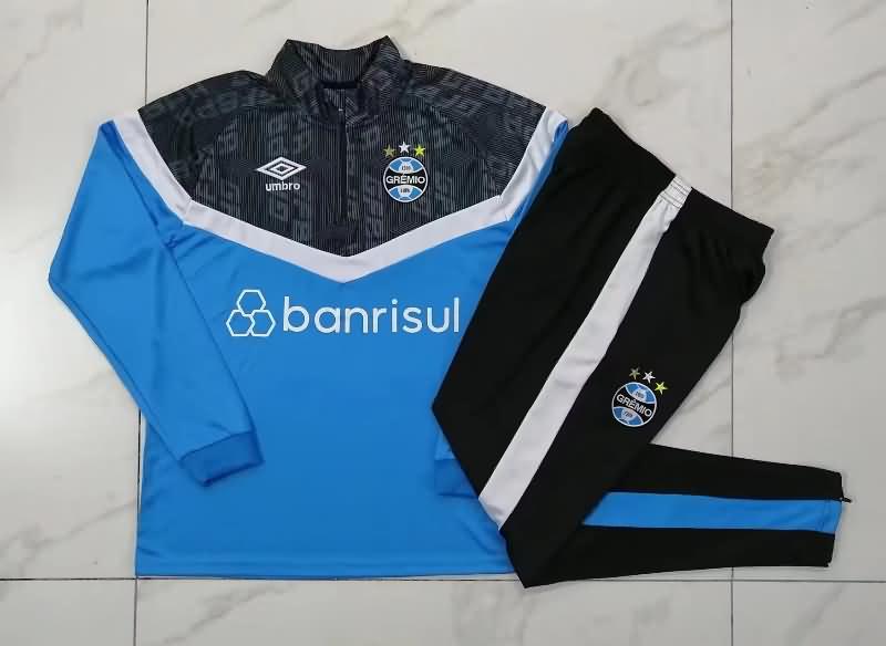 AAA(Thailand) Gremio 2023 Blue Soccer Tracksuit 02