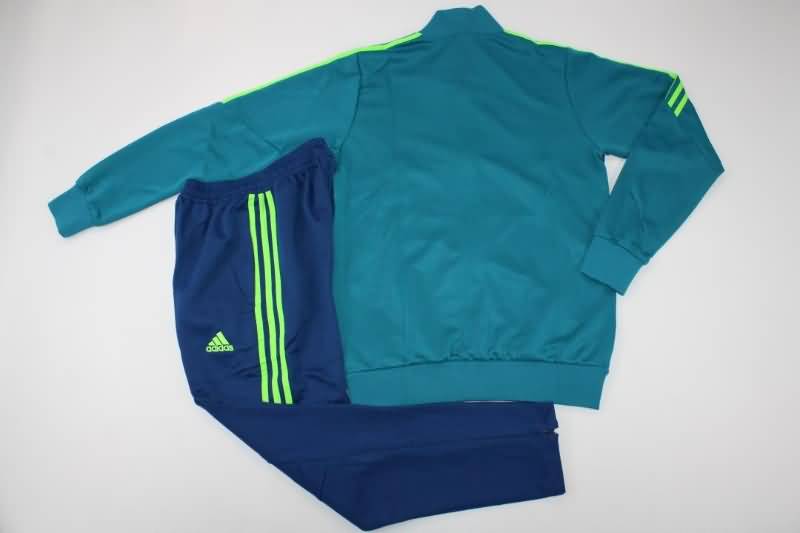 AAA(Thailand) Juventus 22/23 Green Soccer Tracksuit 02