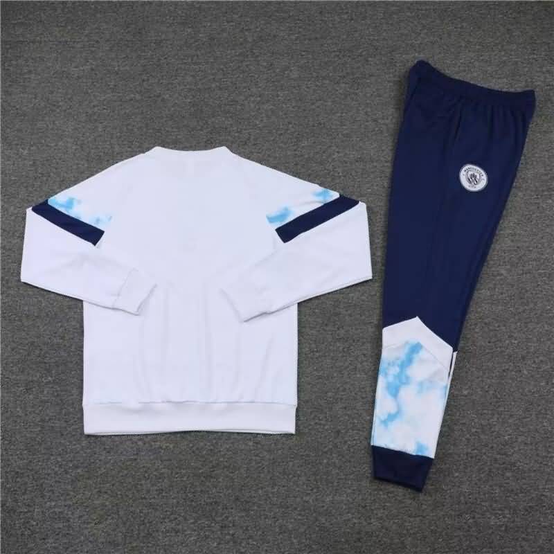 AAA(Thailand) Manchester City 22/23 White Soccer Tracksuit