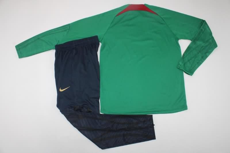 AAA(Thailand) Portugal 2022 Green Soccer Tracksuit