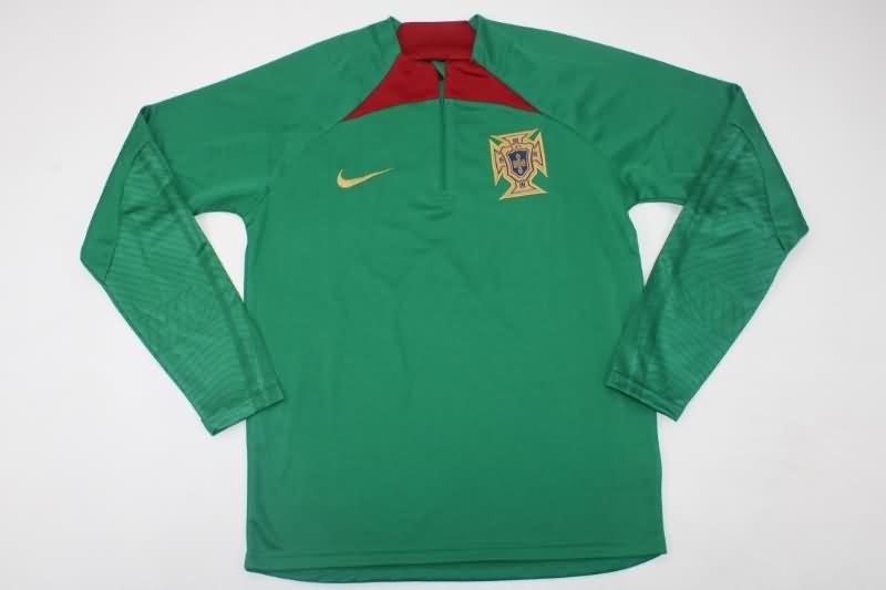 AAA(Thailand) Portugal 2022 Green Soccer Tracksuit