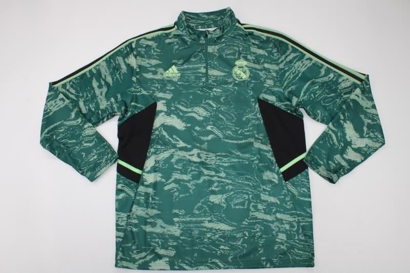 AAA(Thailand) Real Madrid 22/23 Green Soccer Tracksuit