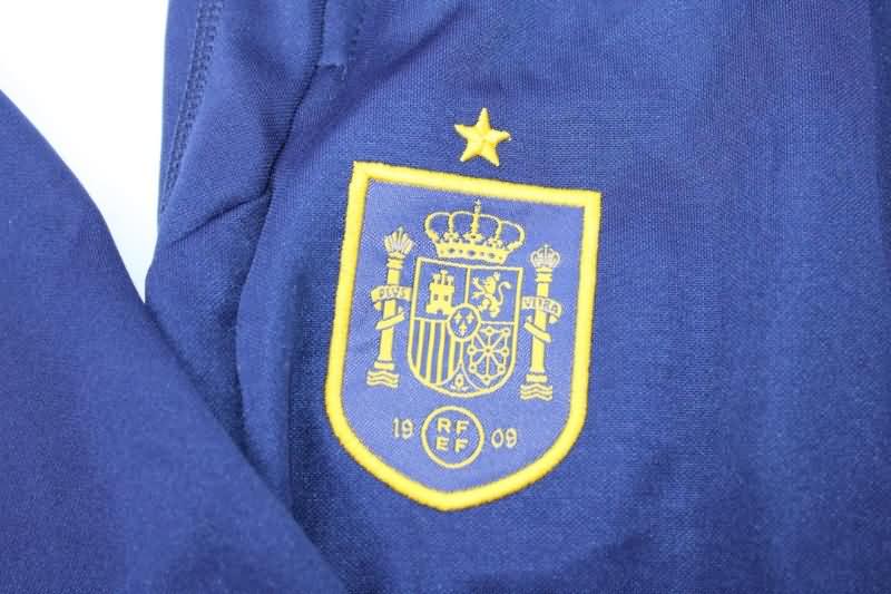 AAA(Thailand) Spain 2022 Dark Blue Soccer Tracksuit