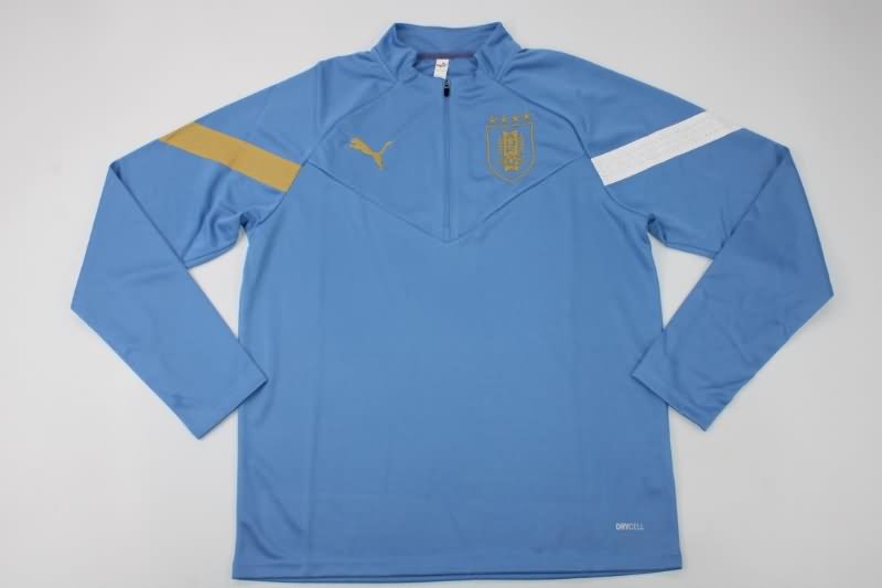 AAA(Thailand) Uruguay 2022 Blue Soccer Tracksuit