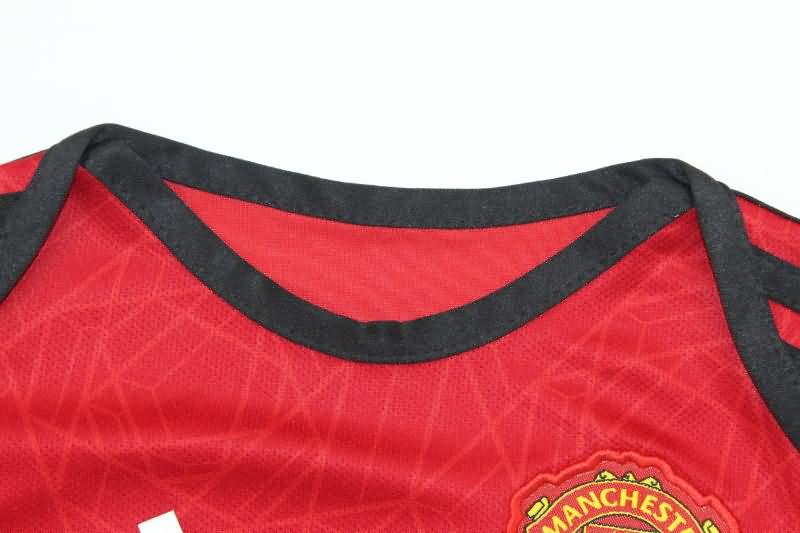 AAA(Thailand) Manchester United 23/24 Home Baby Soccer Jerseys
