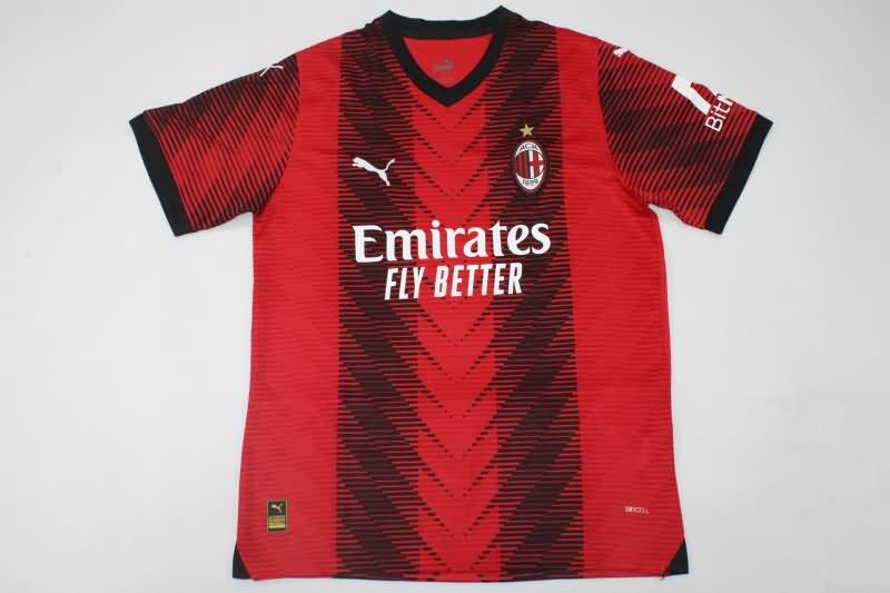 AAA(Thailand) AC Milan 23/24 Home Soccer Jersey