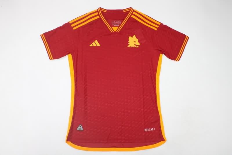 AAA(Thailand) AS Roma 23/24 Home Soccer Jersey (Player)