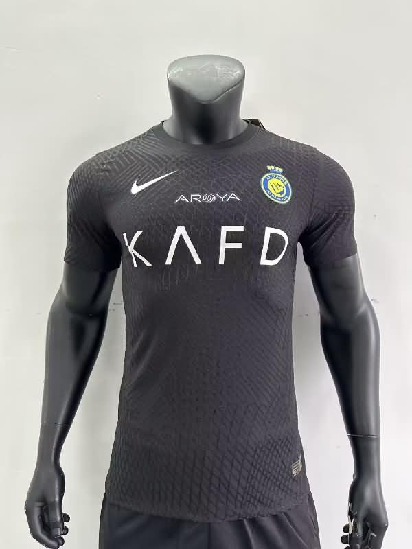 AAA(Thailand) Al Nassr FC 23/24 Goalkeeper Black Soccer Jersey (Player)