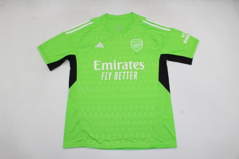 AAA(Thailand) Arsenal 23/24 Goalkeeper Green Soccer Jersey