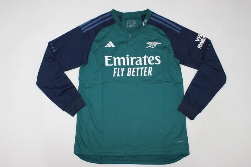 AAA(Thailand) Arsenal 23/24 Third Long Sleeve Soccer Jersey