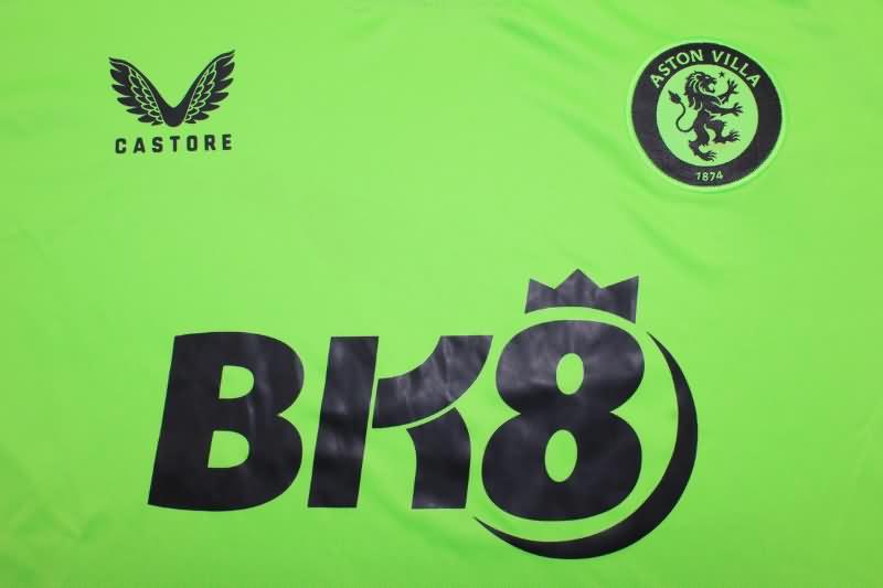 AAA(Thailand) Aston Villa 23/24 Goalkeeper Green Soccer Jersey