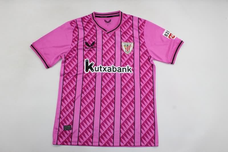 AAA(Thailand) Athletic Bilbao 23/24 Goalkeeper Pink Soccer Jersey