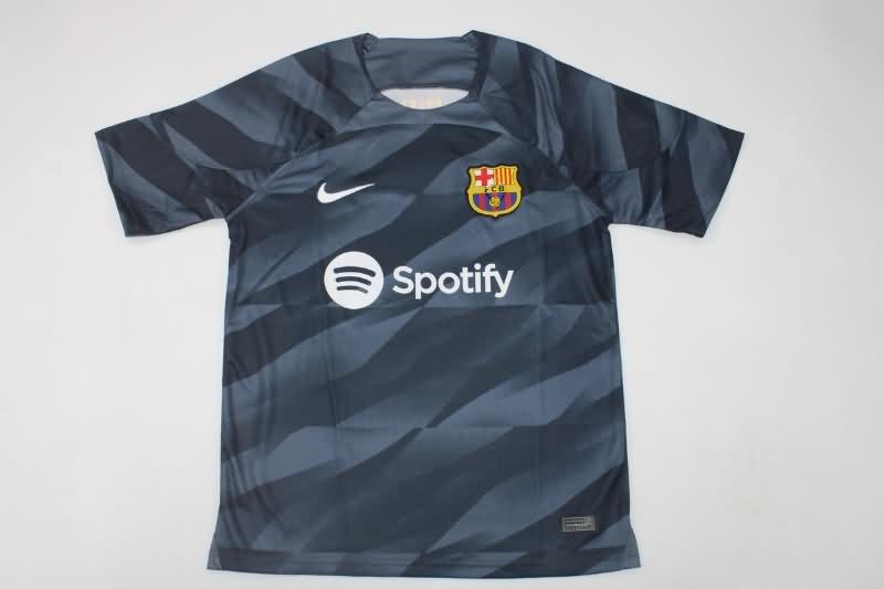 AAA(Thailand) Barcelona 23/24 Goalkeeper Black Soccer Jersey