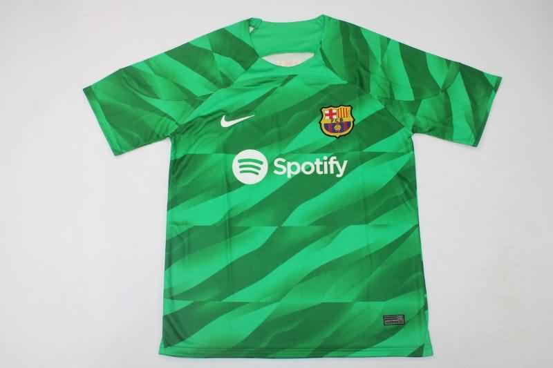 AAA(Thailand) Barcelona 23/24 Goalkeeper Green Soccer Jersey