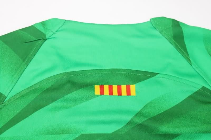 AAA(Thailand) Barcelona 23/24 Goalkeeper Green Soccer Jersey