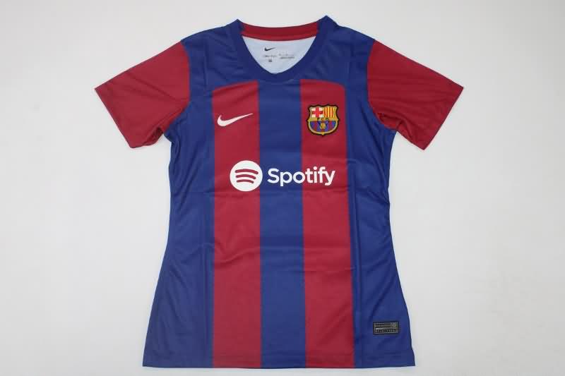 AAA(Thailand) Barcelona 23/24 Home Women Soccer Jersey