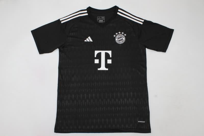 AAA(Thailand) Bayern Munich 23/24 Goalkeeper Black Soccer Jersey