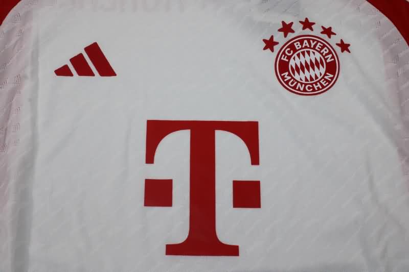 AAA(Thailand) Bayern Munich 23/24 Home Long Sleeve Soccer Jersey (Player)