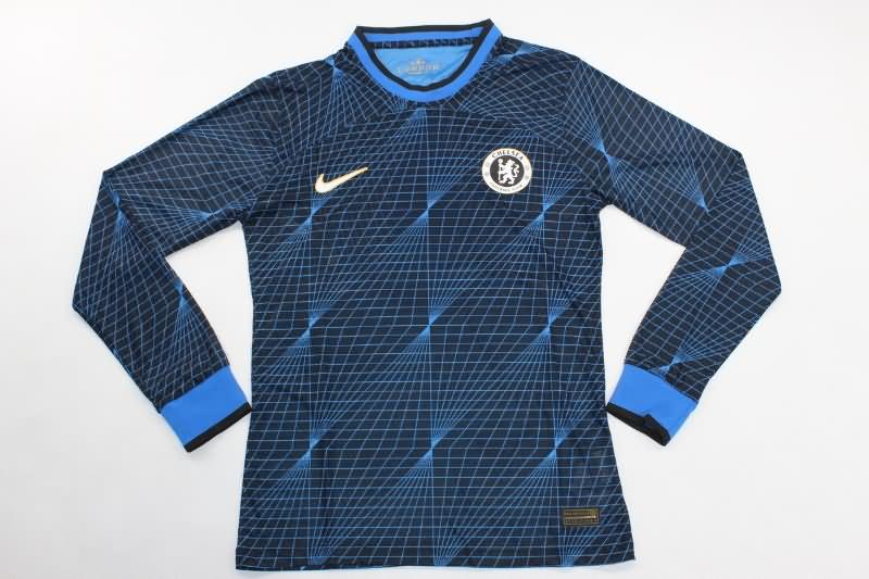 AAA(Thailand) Chelsea 23/24 Away Long Sleeve Soccer Jersey(Player)