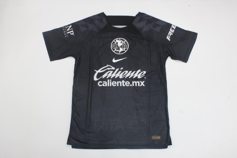 AAA(Thailand) Club America 23/24 Goalkeeper Black Soccer Jersey (Player)