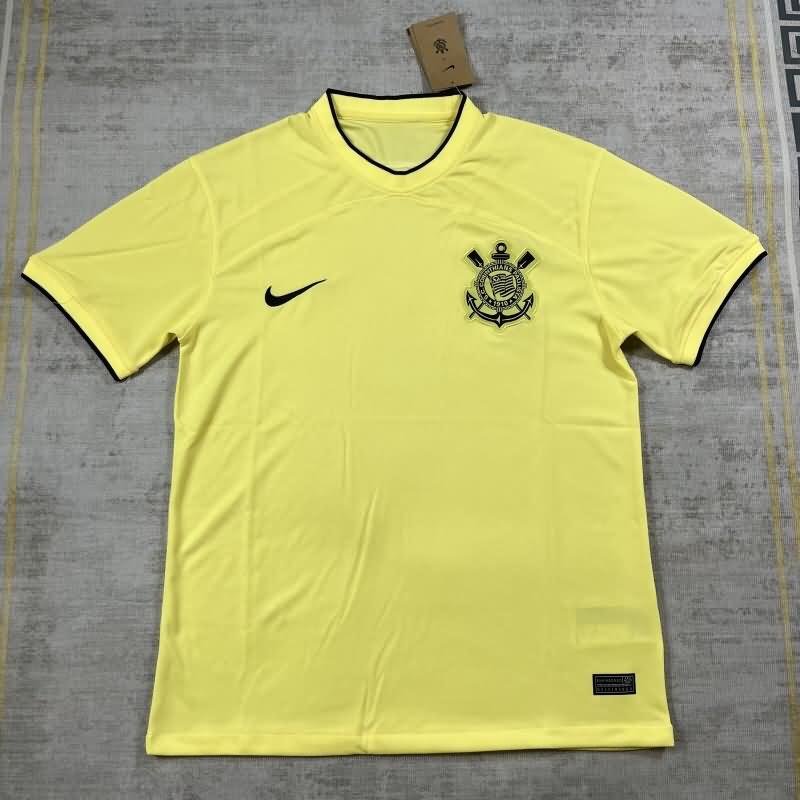 AAA(Thailand) Corinthians 2023 Yellow Soccer Jersey