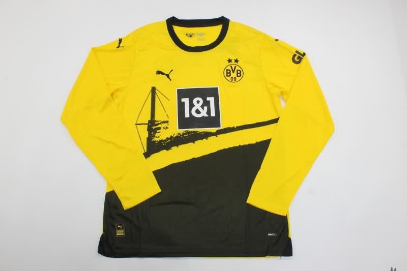 AAA(Thailand) Dortmund 23/24 Home Long Sleeve Soccer Jersey