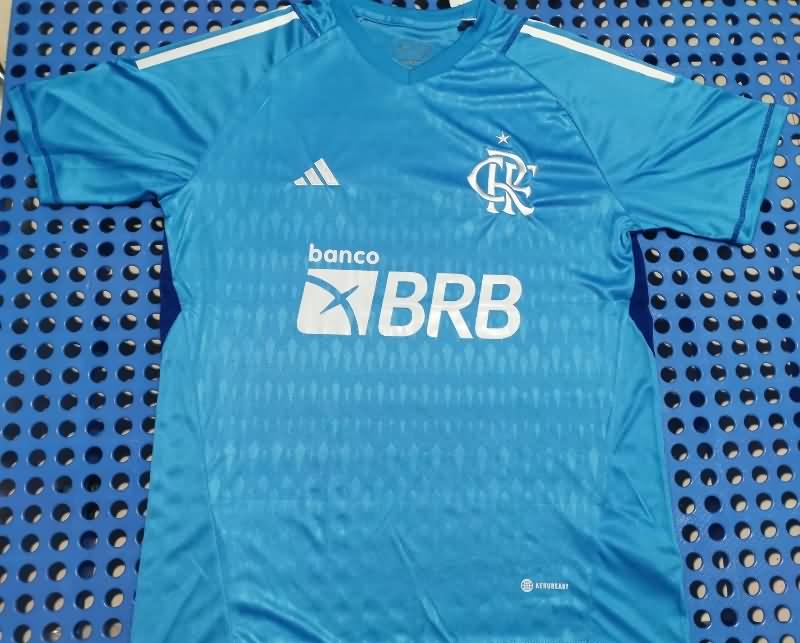 AAA(Thailand) Flamengo 2023 Goalkeeper Blue Soccer Jersey