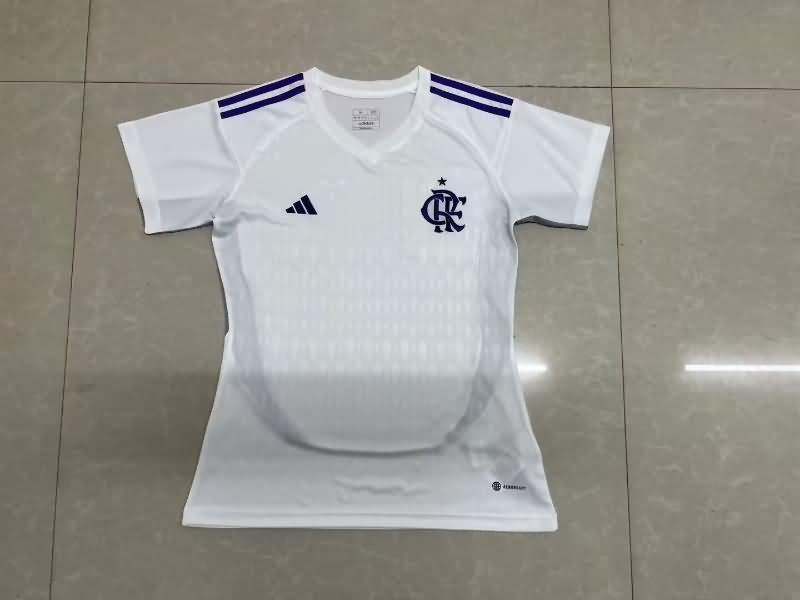 AAA(Thailand) Flamengo 2023 Goalkeeper White Women Soccer Jersey