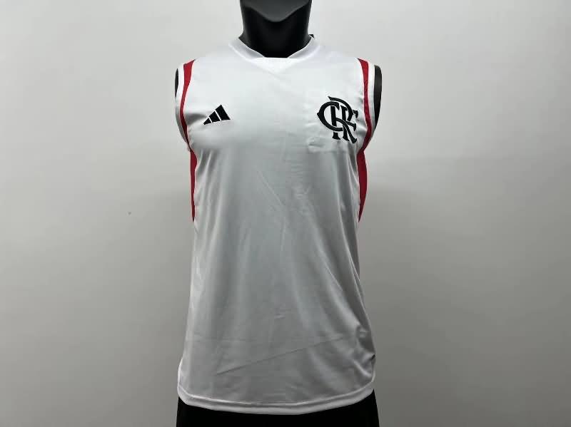 AAA(Thailand) Flamengo 2023 White Vest Soccer Jersey