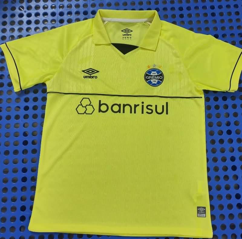 AAA(Thailand) Gremio 2023 Goalkeeper Yellow Soccer Jersey