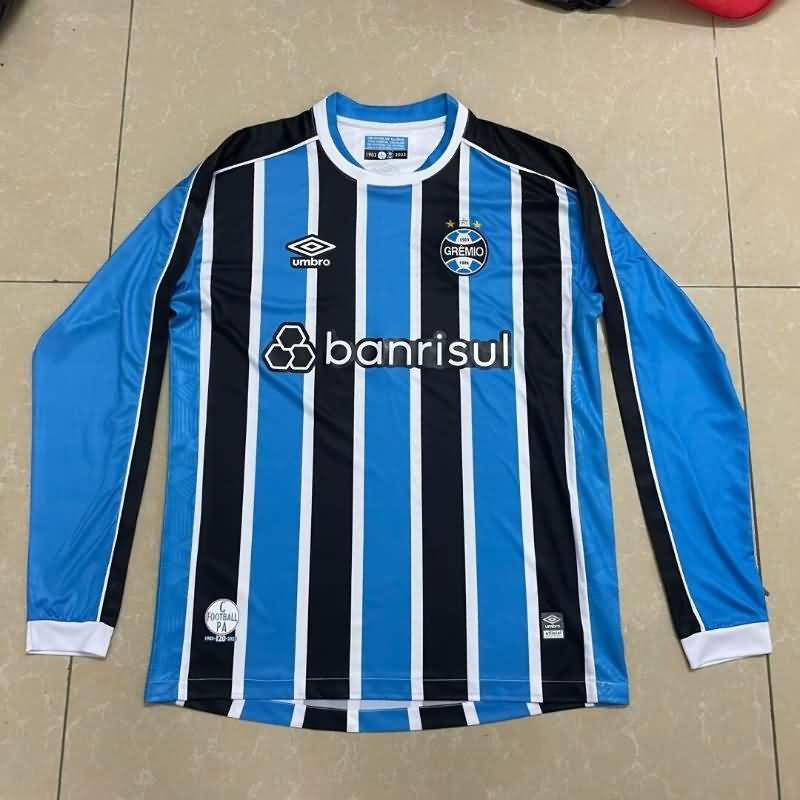 AAA(Thailand) Gremio 2023 Home Long Sleeve Soccer Jersey