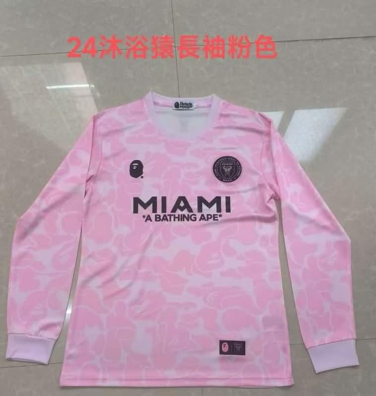 AAA(Thailand) Inter Miami 2023 Special Long Sleeve Soccer Jersey