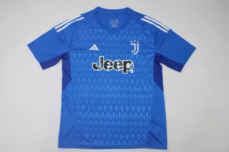 AAA(Thailand) Juventus 23/24 Goalkeeper Blue Soccer Jersey