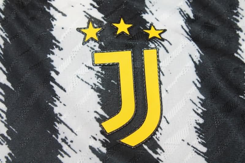 AAA(Thailand) Juventus 23/24 Home Long Sleeve Soccer Jersey (Player)