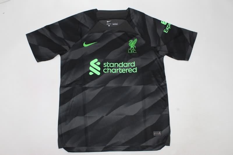 AAA(Thailand) Liverpool 23/24 Goalkeeper Black Soccer Jersey