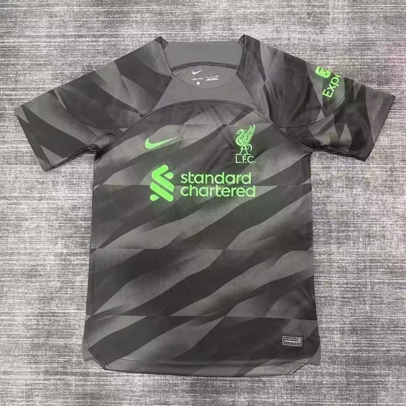 AAA(Thailand) Liverpool 23/24 Goalkeeper Black Soccer Jersey Leaked