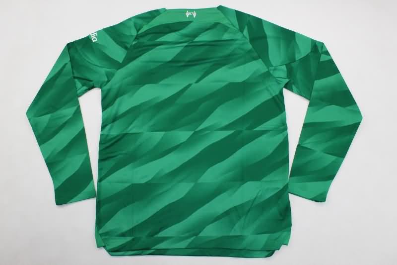 AAA(Thailand) Liverpool 23/24 Goalkeeper Green Long Sleeve Soccer Jersey