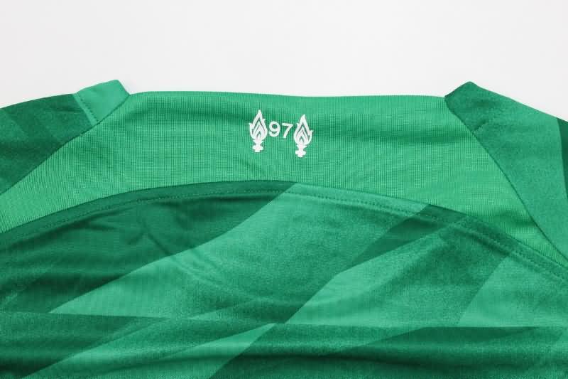 AAA(Thailand) Liverpool 23/24 Goalkeeper Green Long Sleeve Soccer Jersey