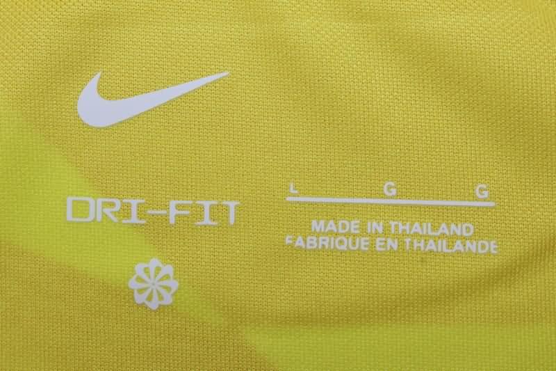 AAA(Thailand) Liverpool 23/24 Goalkeeper Yellow Long Sleeve Soccer Jersey