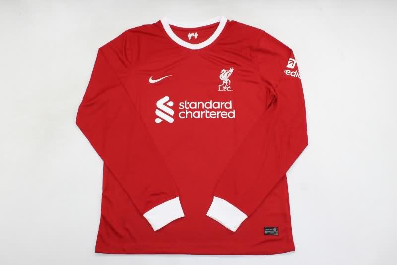 AAA(Thailand) Liverpool 23/24 Home Long Sleeve Soccer Jersey