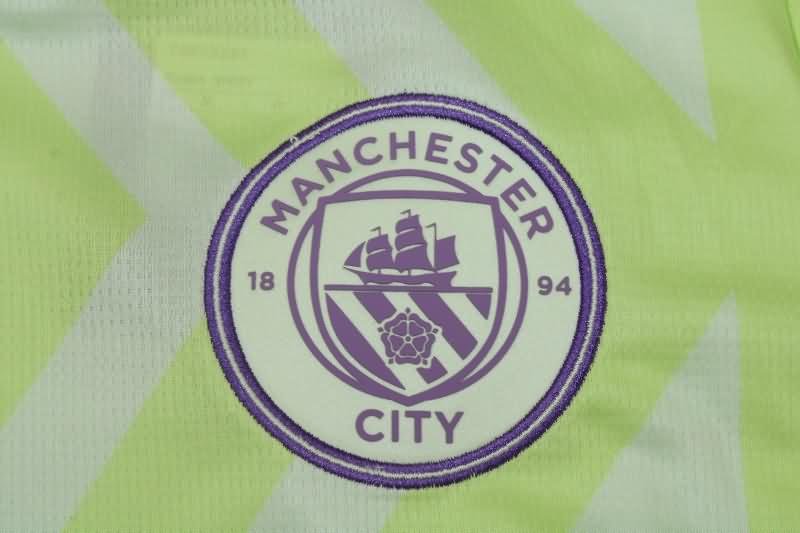 AAA(Thailand) Manchester City 23/24 Goalkeeper Green Soccer Jersey