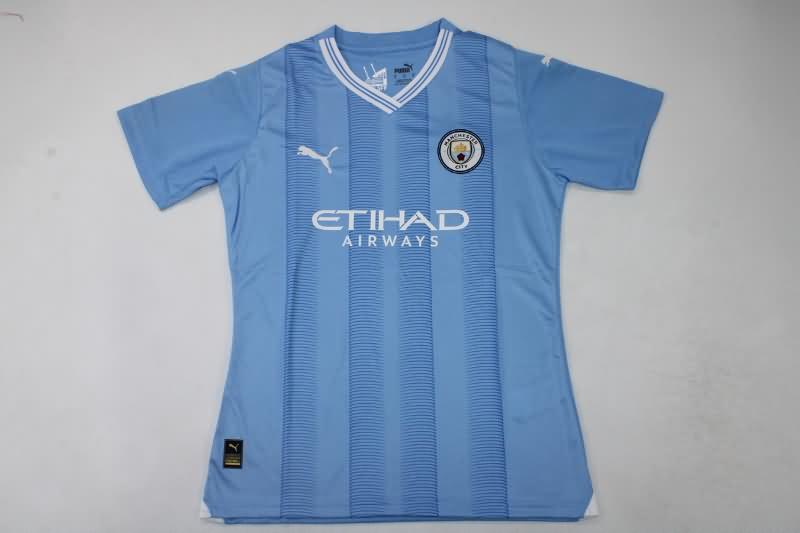 AAA(Thailand) Manchester City 23/24 Home Women Soccer Jersey