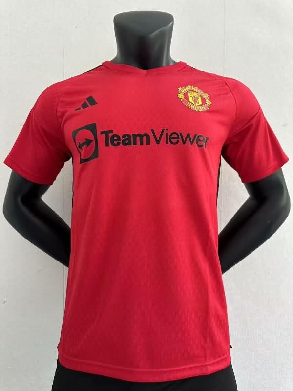 AAA(Thailand) Manchester United 23/24 Training Soccer Jersey (Player)