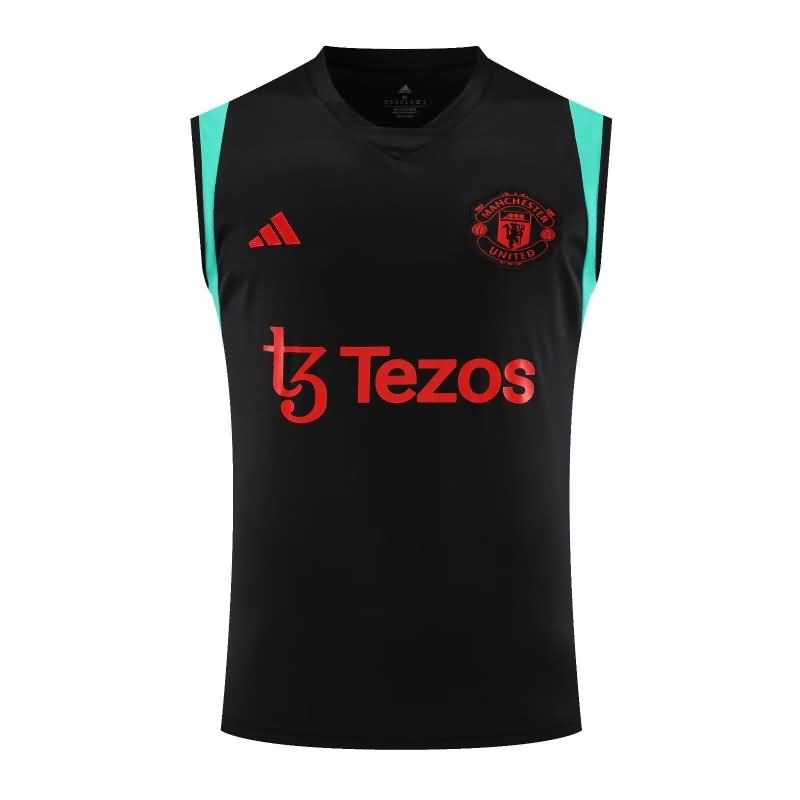 AAA(Thailand) Manchester United 23/24 Training Vest Soccer Jersey 02