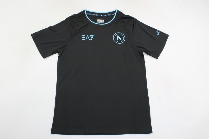 AAA(Thailand) Napoli 23/24 Black Soccer Shirts