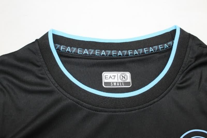 AAA(Thailand) Napoli 23/24 Black Soccer Shirts