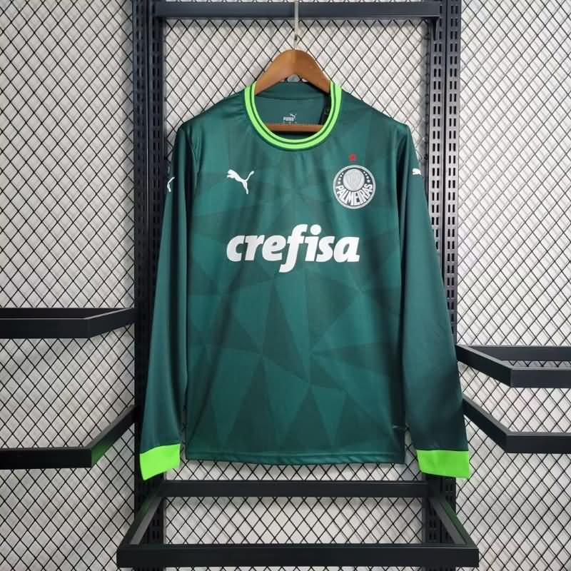 AAA(Thailand) Palmeiras 2023 Home Long Sleeve Soccer Jersey