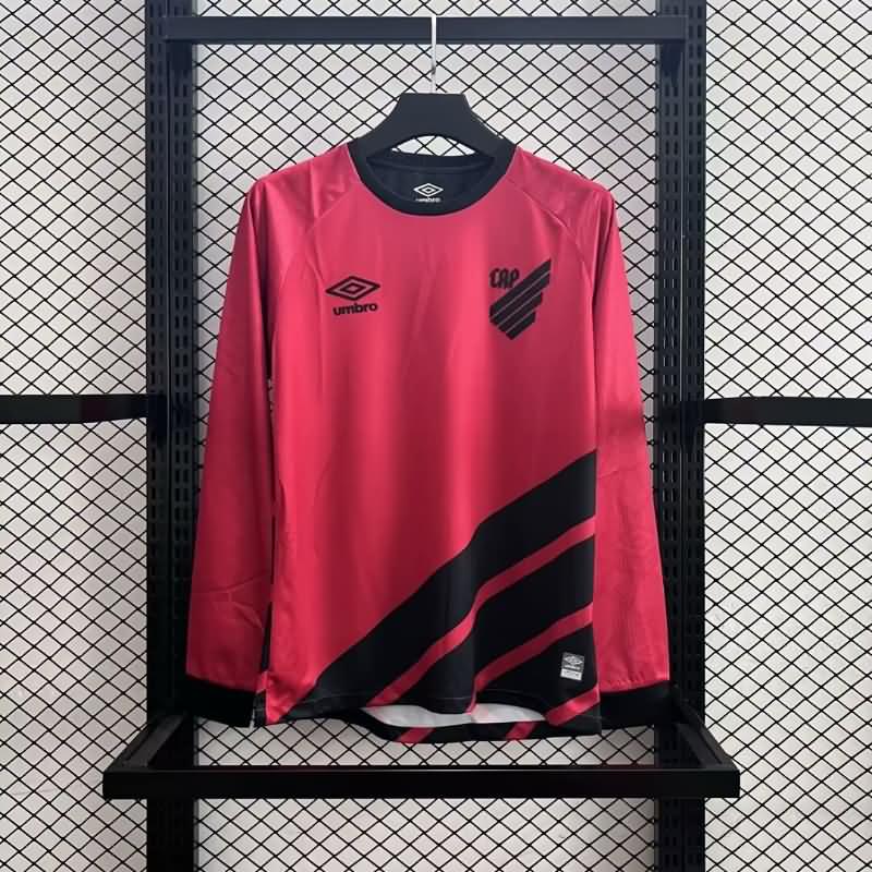 AAA(Thailand) Club Athletico Paranaense 2023 Home Long Sleeve Soccer Jersey